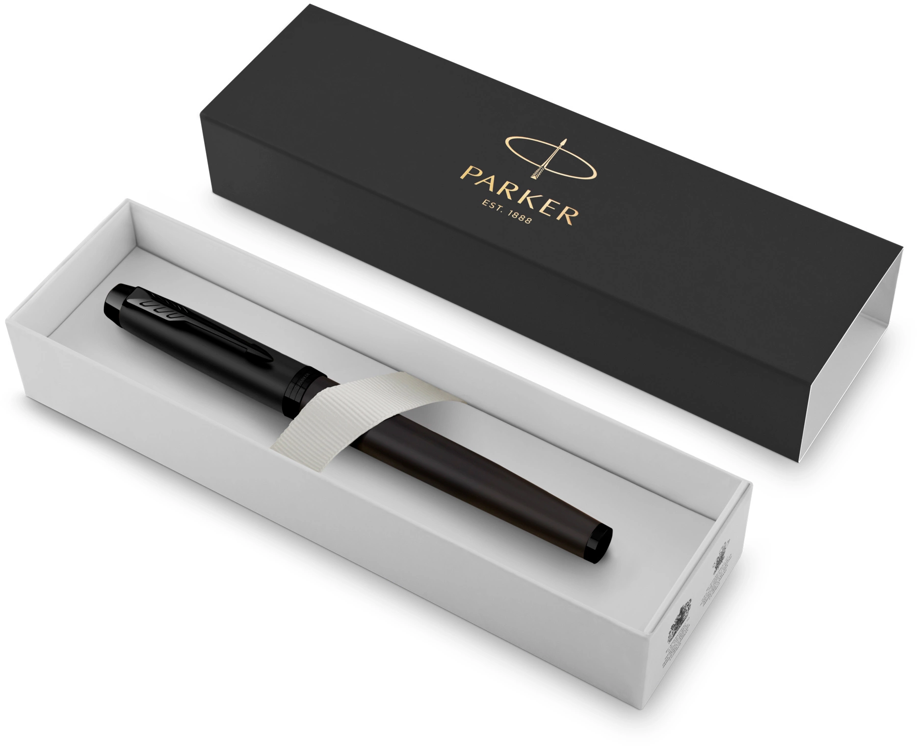 Ручка перьев. Parker IM Achromatic F317 (2127741) Matt Black F сталь нержавеющая подар.кор. — миниатюра 3