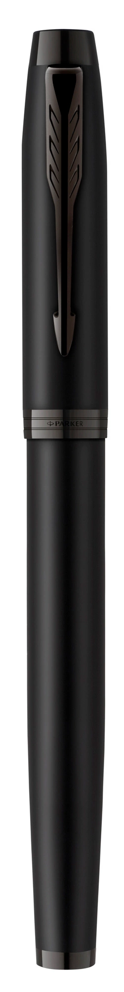 Ручка роллер Parker IM Achromatic T317 (2127743) Matt Black F черн. черн. подар.кор.