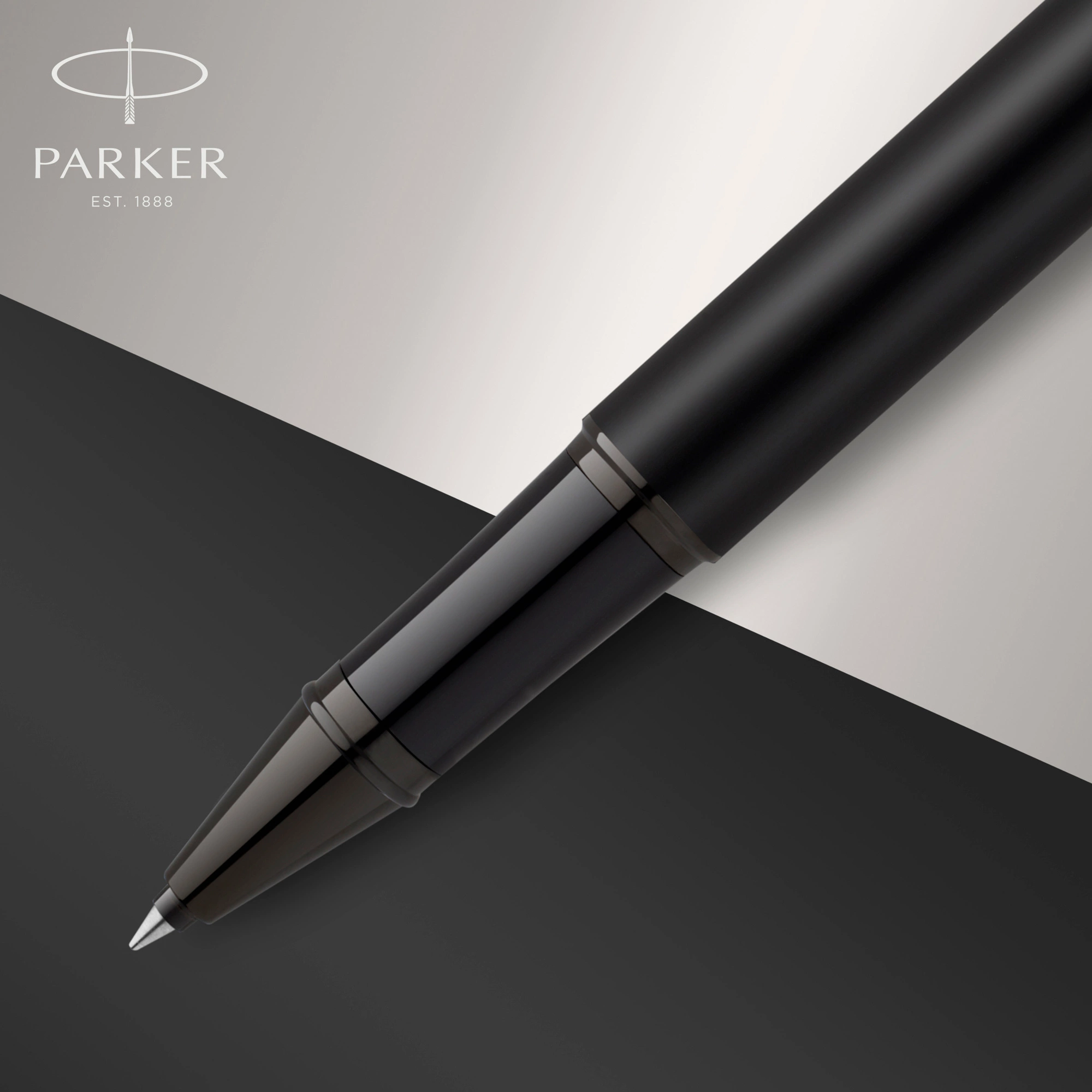 Ручка роллер Parker IM Achromatic T317 (2127743) Matt Black F черн. черн. подар.кор. — миниатюра 4