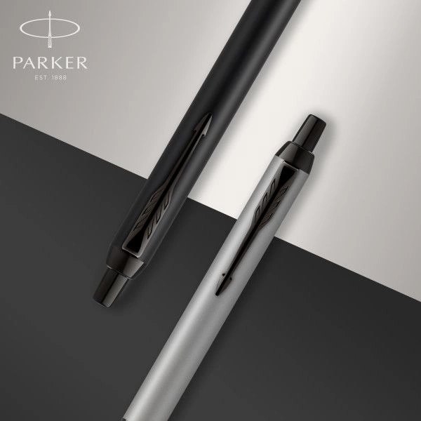 Ручка шариков. Parker IM Achromatic K317 (2127618) Matt Black M син. черн. подар.кор. — миниатюра 6