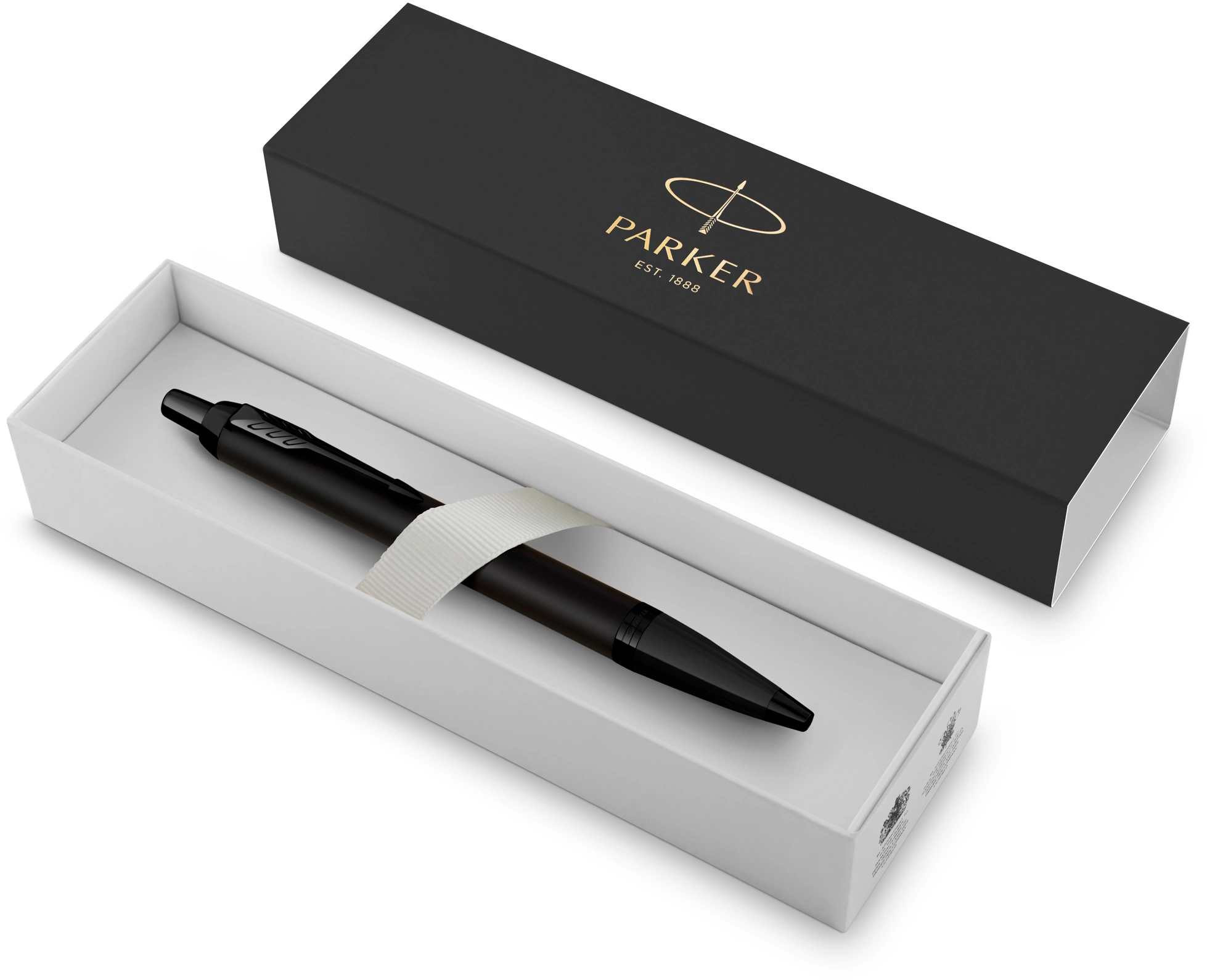 Ручка шариков. Parker IM Achromatic K317 (2127618) Matt Black M син. черн. подар.кор. — миниатюра 4