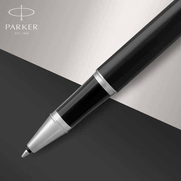 Ручка роллер Parker IM Core T321 (1931658) Black CT F черн. черн. подар.кор. — миниатюра 8