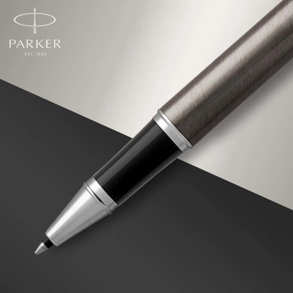 Ручка роллер Parker IM Core T321 (1931664) Dark Espresso CT F черн. черн. подар.кор. — миниатюра 6