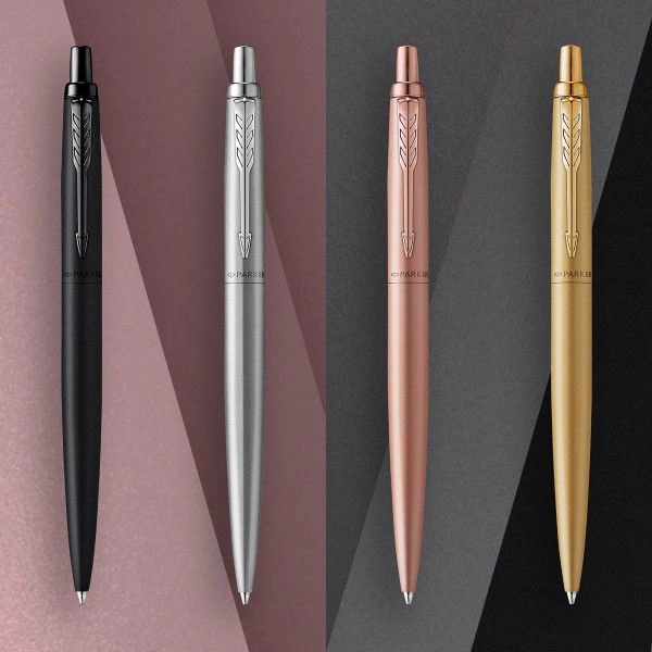 Ручка шариков. Parker Jotter Monochrome XL SE20 (2122756) Stainless Steel M син. черн. подар.кор. — миниатюра 7