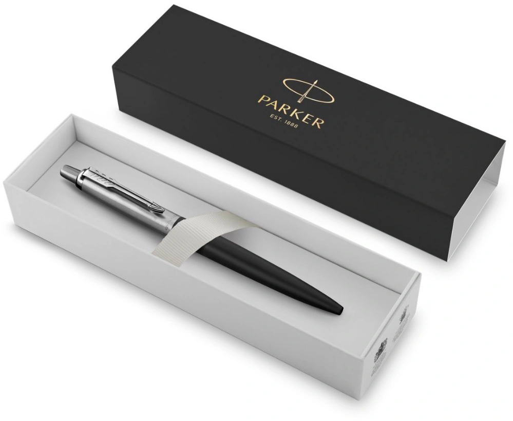 Ручка шариков. Parker Jotter XL K69 (2068358) Matte Black CT M син. черн. подар.кор. — миниатюра 2