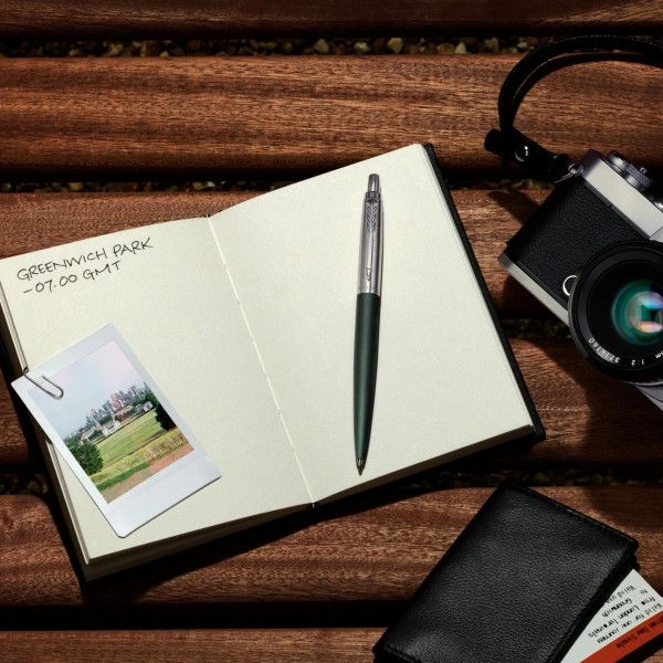 Ручка шариков. Parker Jotter XL K69 (2068511) Matte Green CT M син. черн. подар.кор. — миниатюра 7
