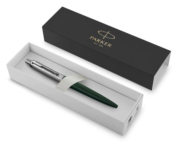 Ручка шариков. Parker Jotter XL K69 (2068511) Matte Green CT M син. черн. подар.кор. — миниатюра 6