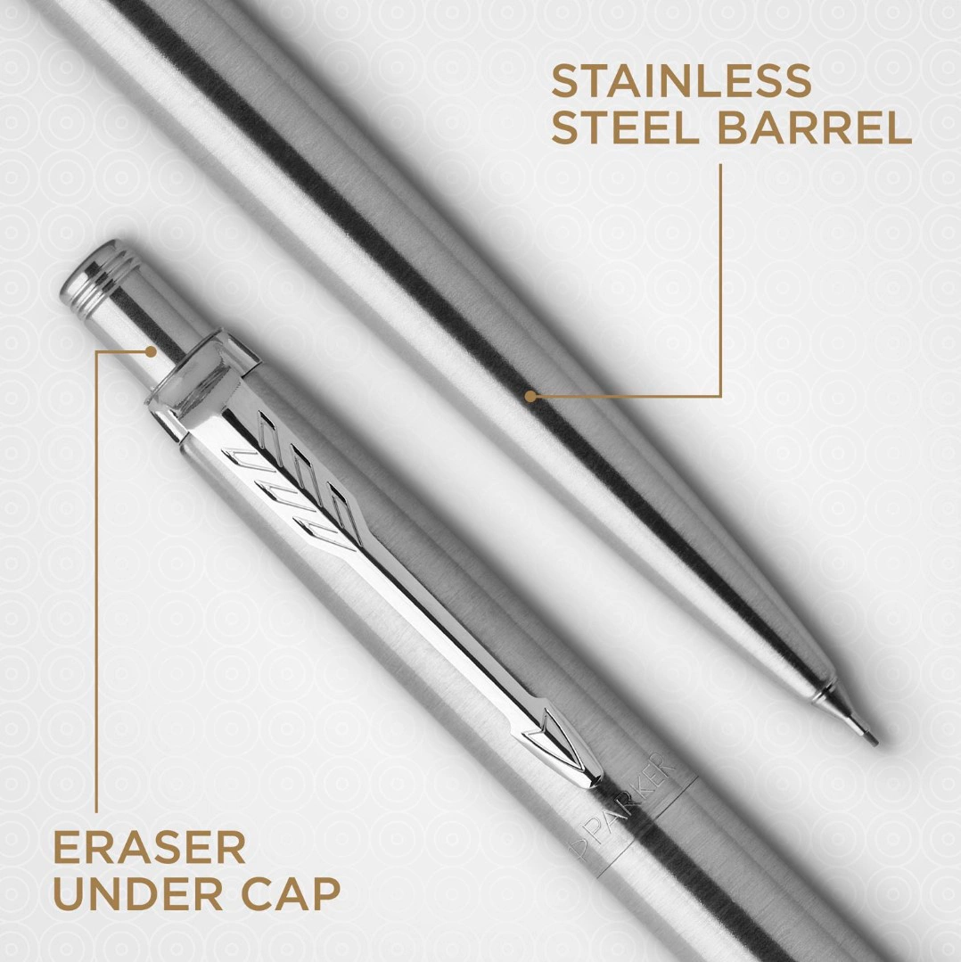 Карандаш мех. Parker B61 1953381 Jotter Core 0.5мм Stainless Steel CT кор.под. — миниатюра 3