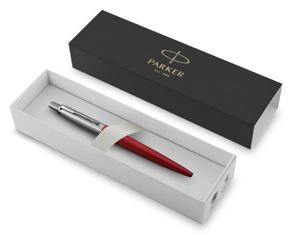 Ручка шариков. Parker Jotter Core K63 (1953187) Kensington Red CT M син. черн. подар.кор. — миниатюра 4