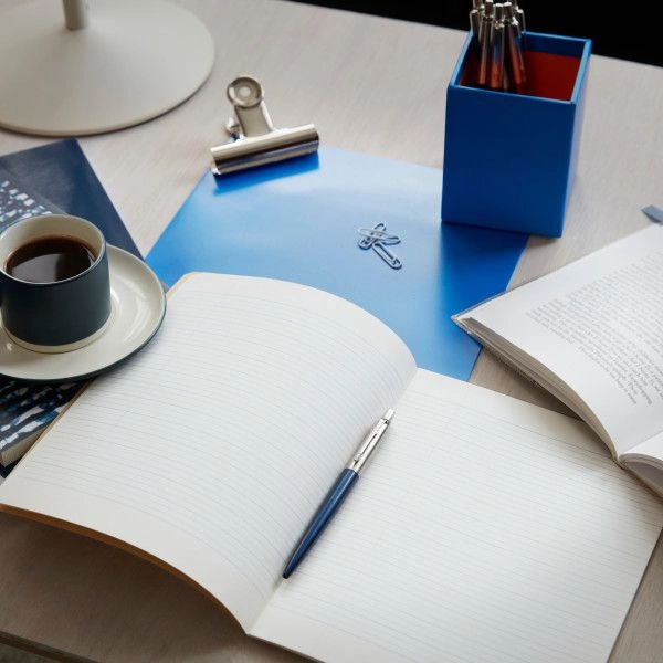 Ручка шариков. Parker Jotter Core K63 (1953186) Royal Blue CT M син. черн. подар.кор. — миниатюра 6