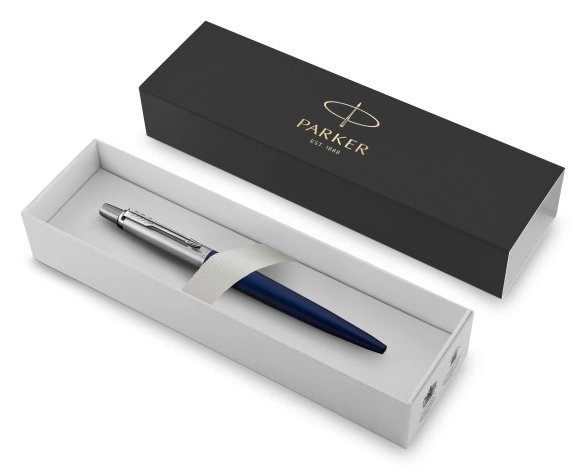 Ручка шариков. Parker Jotter Core K63 (1953186) Royal Blue CT M син. черн. подар.кор. — миниатюра 3