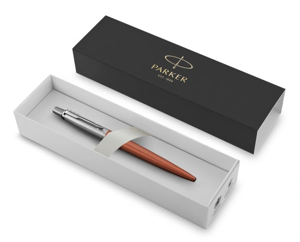 Ручка шариков. Parker Jotter Core K63 (1953189) Chelsea Orange CT M син. черн. подар.кор. — миниатюра 7