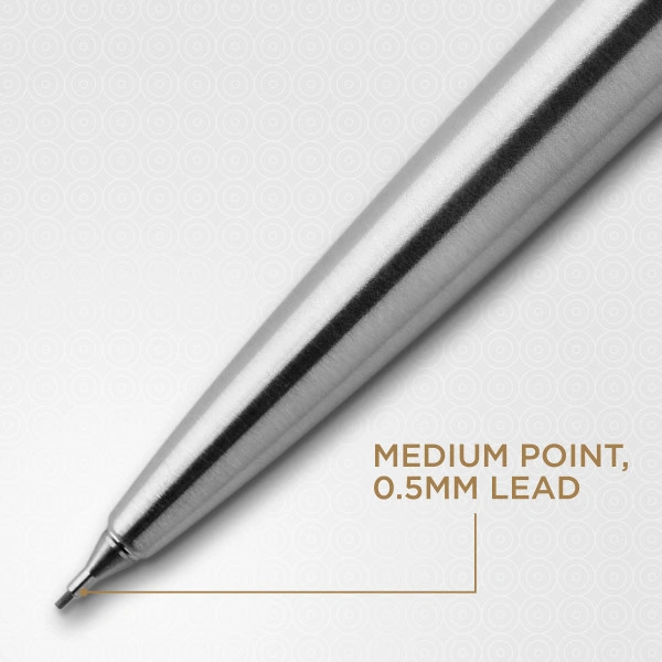 Набор ручек Parker Jotter Core KB61 (2093256) Stainless Steel CT подар.кор. ручка шариковая/карандаш механический 0.5 — миниатюра 4
