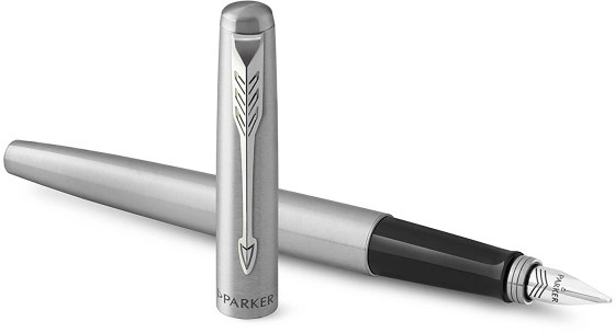 Набор ручек Parker Jotter Core FK61 (2093258) Stainless Steel CT сталь нержавеющая подар.кор. ручка перьевая, ручка шариковая