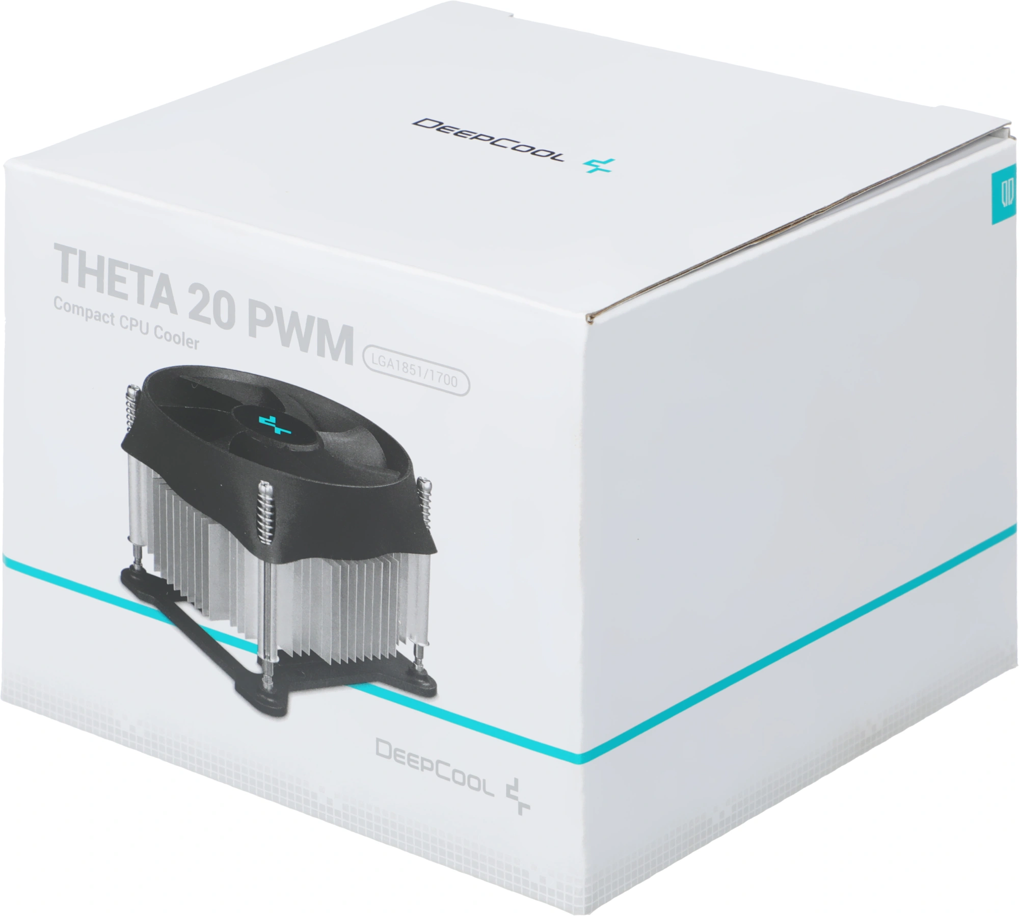 Устройство охлаждения(кулер) Deepcool Theta 20 PWM Soc-1700/1851 черный 4-pin 31.1dB Al 95W 355gr Ret (DP-ICAS-T20P-17) — фото 1