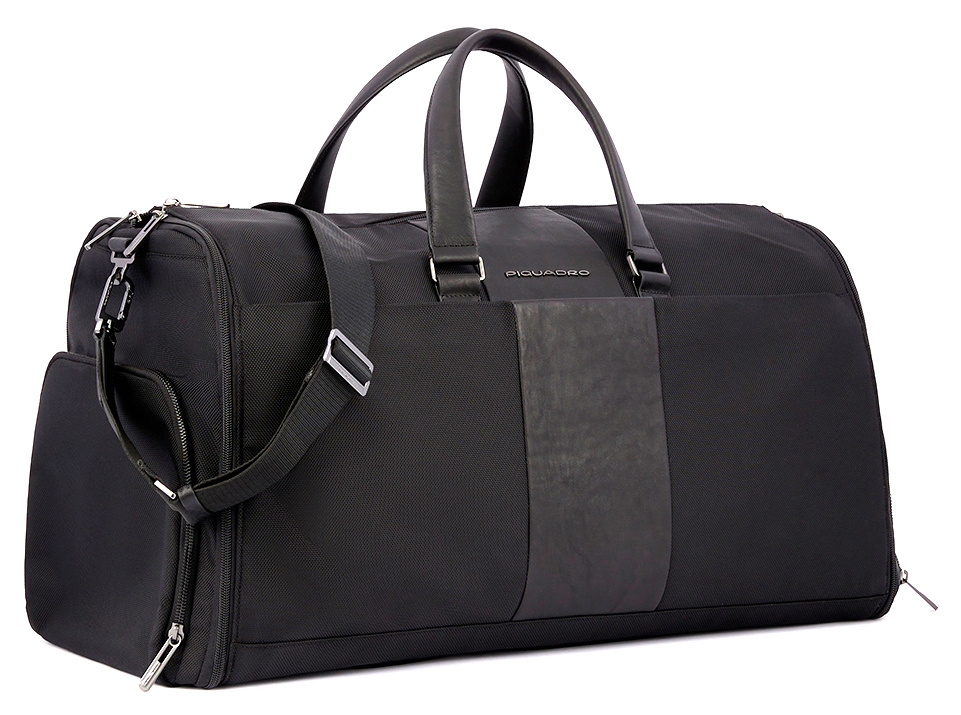 Сумка дорожная Piquadro Brief2 PA6147BR2/N черная нейлон/натур.кожа — миниатюра 2