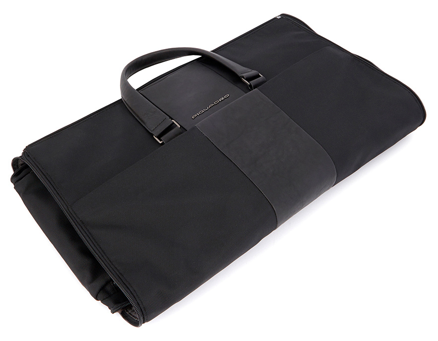 Сумка дорожная Piquadro Brief2 PA6147BR2/N черная нейлон/натур.кожа — миниатюра 8