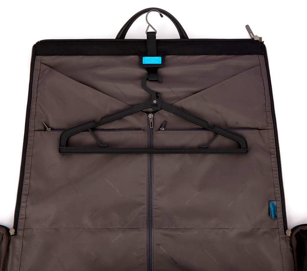 Сумка дорожная Piquadro Brief2 PA6147BR2/N черная нейлон/натур.кожа — миниатюра 9