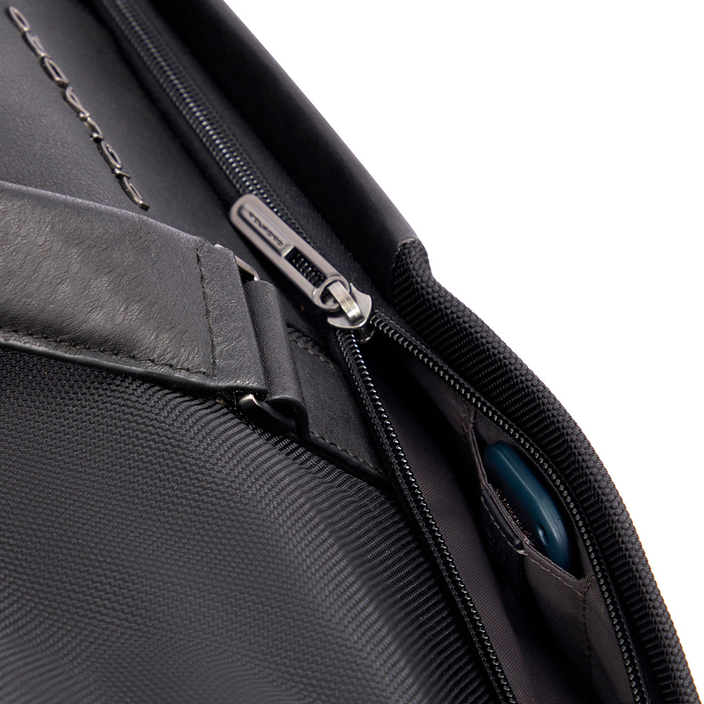 Сумка дорожная Piquadro Brief2 PA6147BR2/N черная нейлон/натур.кожа — миниатюра 11