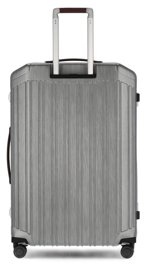 Чемодан Piquadro PQ LM (BV4428PQLM/NCU) 51x75x28см 89л. 5.59кг. поликарбонат/натур.кожа темно-серый — миниатюра 8