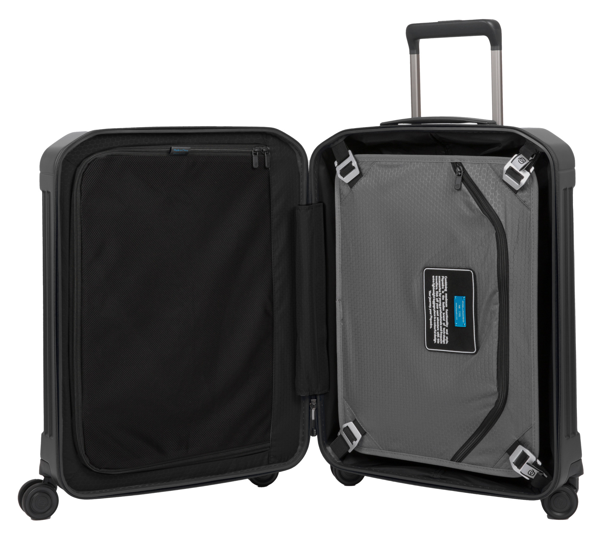 Чемодан Piquadro PQ LIGHT (BV4425PQL/NO) 40x55x20см 31л. 1.99кг. поликарбонат черный — миниатюра 4
