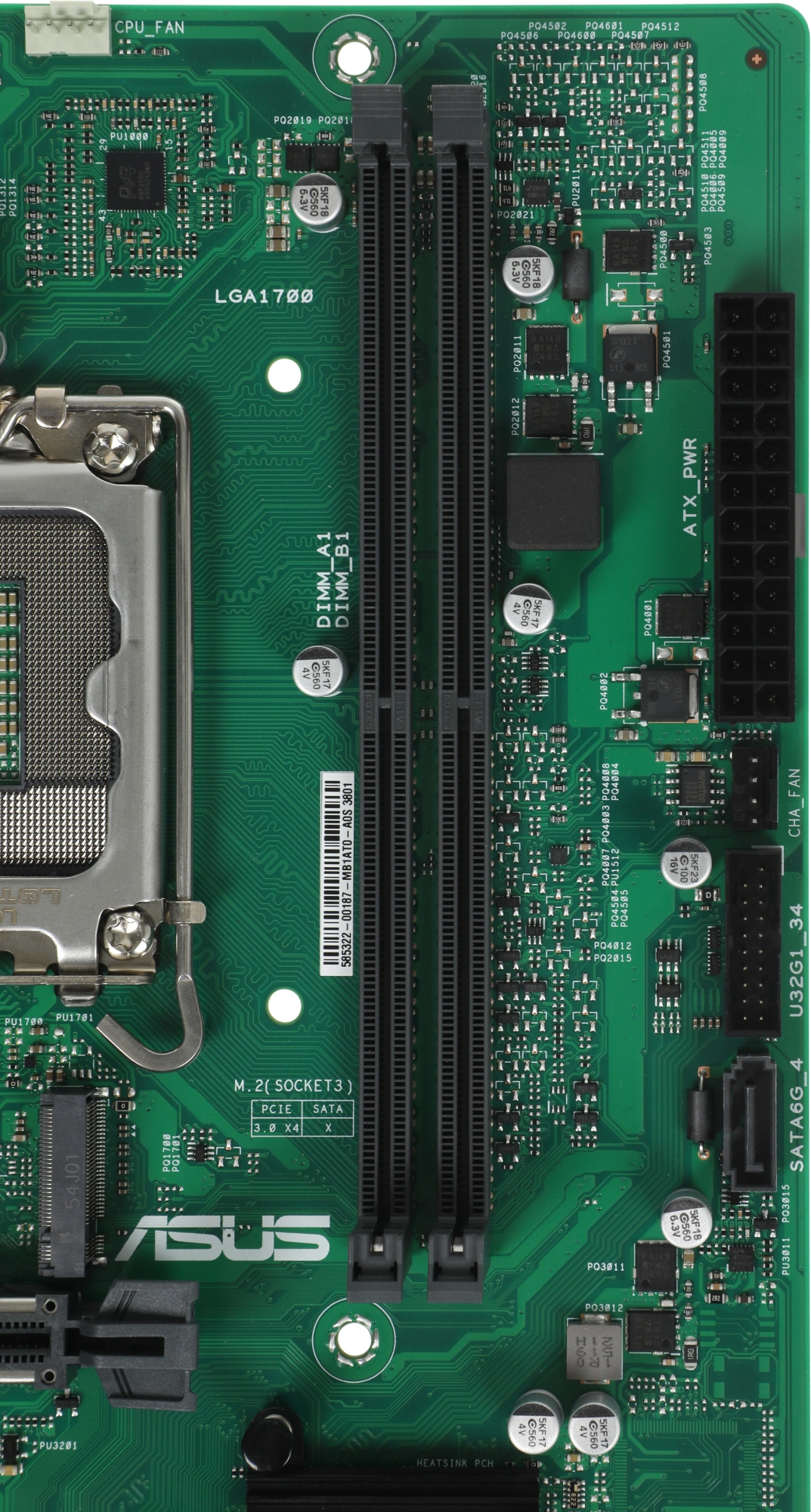Материнская плата Asus PRO H610M-C-CSM Soc-1700 Intel H610 2xDDR5 mATX AC`97 8ch(7.1) GbLAN+VGA+DVI+HDMI+DP — миниатюра 6