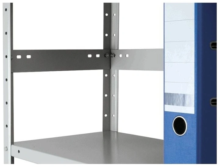 Стеллаж Практик MS Standart 200KD/100x30/4 пол.:4 разборная 2000x1000x300мм серый (S24099243402) — миниатюра 4