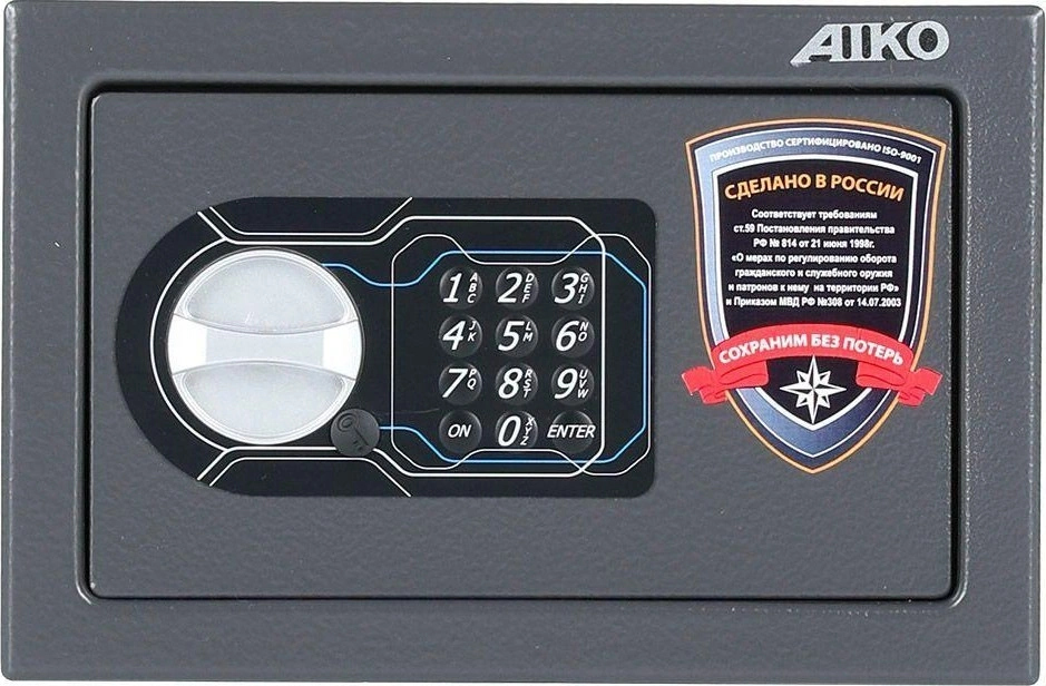 Сейф оружейный Aiko TT 170.EL 170x260x230мм электронный (S11299110914) — миниатюра 3