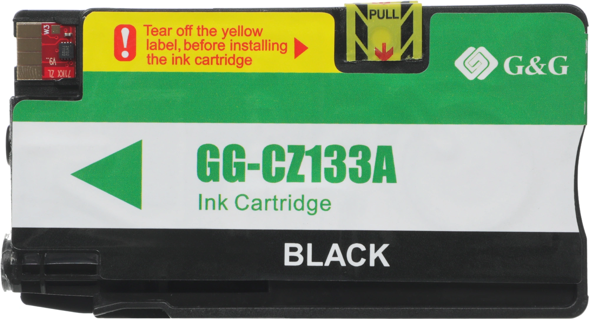 Картридж струйный G&G GG-CZ133A черный (73мл) для HP DJ T120/T520 — миниатюра 8