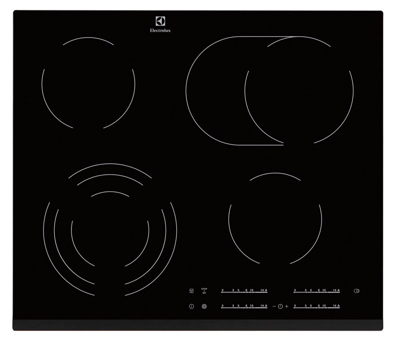 Варочная поверхность Electrolux EHF6547FXK черный — фото 1
