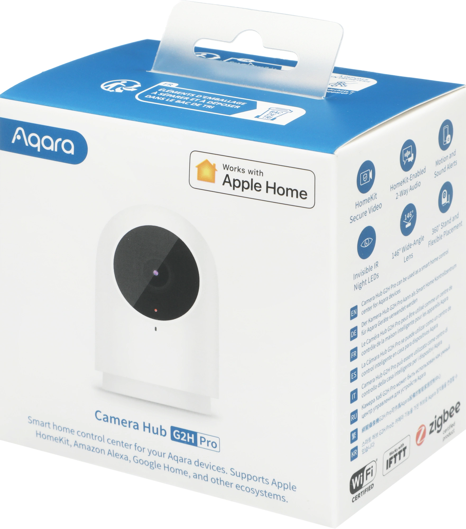 Камера видеонаблюдения IP Aqara Camera Hub G2H Pro Wi-Fi 4-4мм цв. корп.:белый (CH-C01) — миниатюра 4