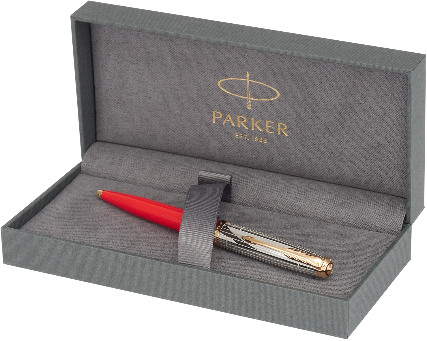 Ручка шариков. Parker 51 Premium (2169073) Red Rage GT M черн. черн. подар.кор. — миниатюра 2