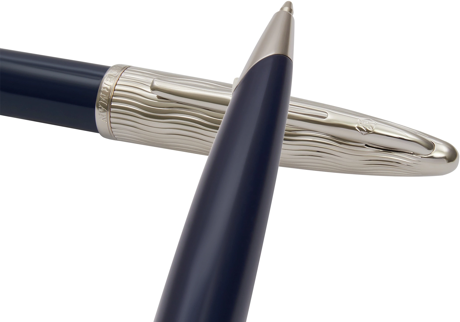 Ручка шариков. Waterman Carene L`Essence du Bleu (2166425) LaqBlue CT M син. черн. подар.кор. — миниатюра 4