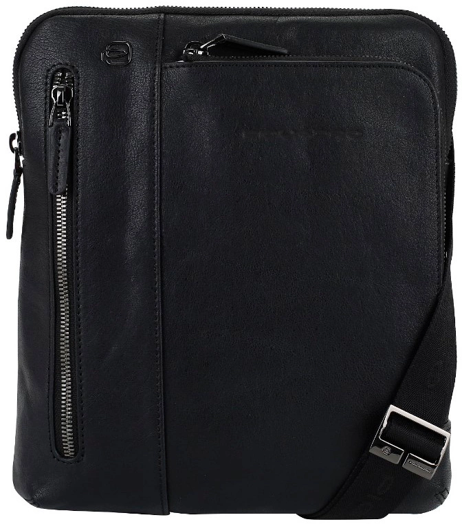 Сумка мужская Piquadro Black Square CA1816B3/N черная натур.кожа — миниатюра 2
