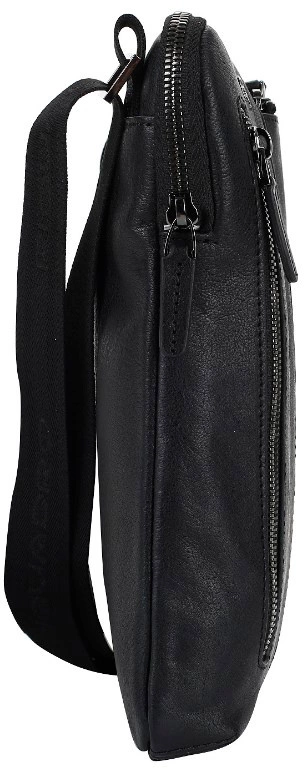 Сумка мужская Piquadro Black Square CA1816B3/N черная натур.кожа — миниатюра 4