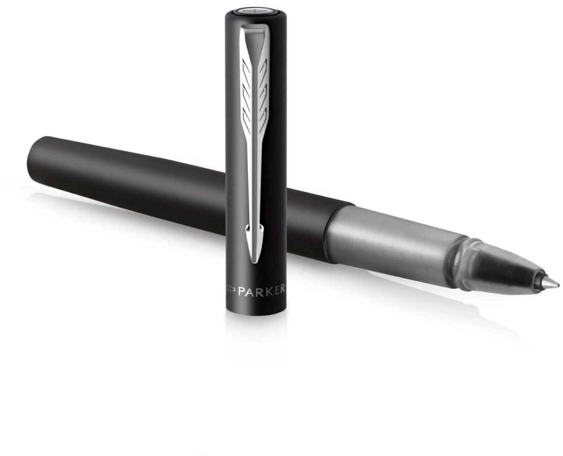 Ручка роллер Parker Vector XL (2159774) Black CT F черн. черн. подар.кор. — миниатюра 2