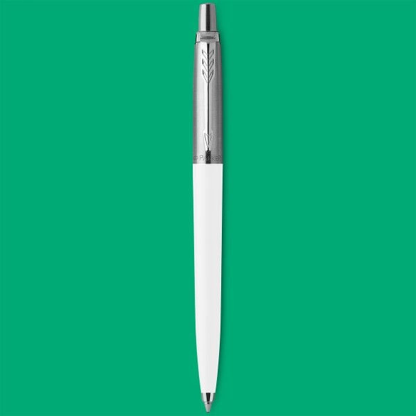 Ручка шариков. Parker Jotter Originals K60 (2096874) White CT M син. черн. блистер — миниатюра 5