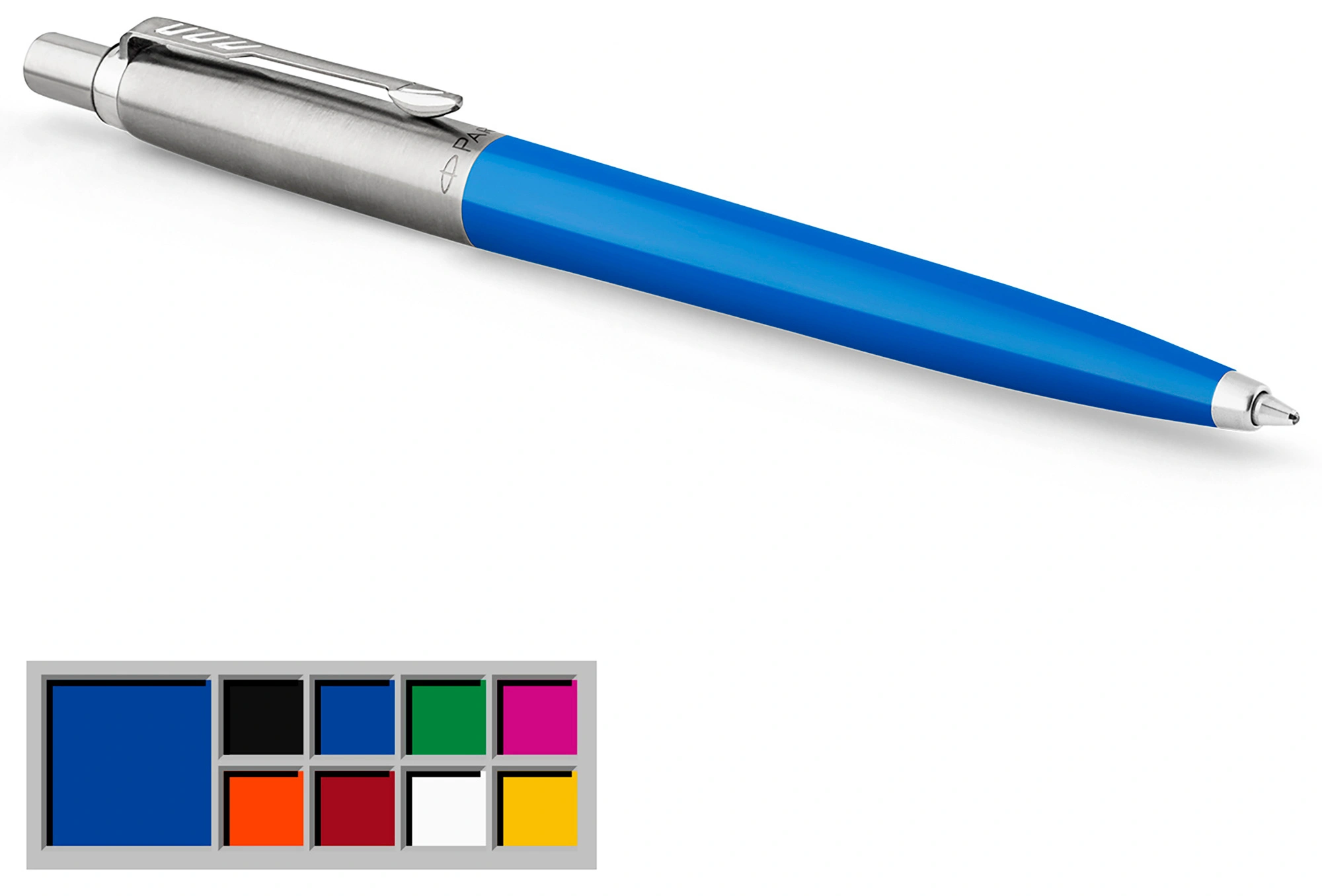 Ручка шариков. Parker Jotter Originals (2076052) Blue CT M син. черн. блистер — миниатюра 2