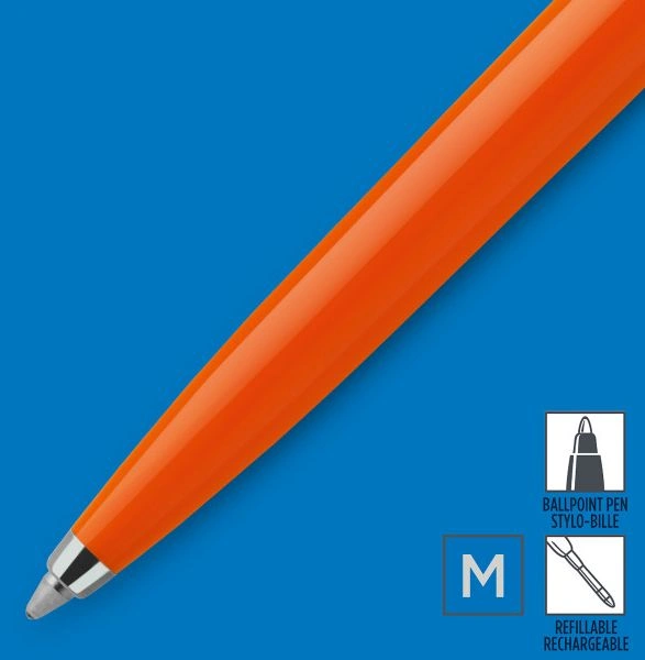 Ручка шариков. Parker Jotter Originals (2076054) Orange CT M син. черн. блистер — миниатюра 6