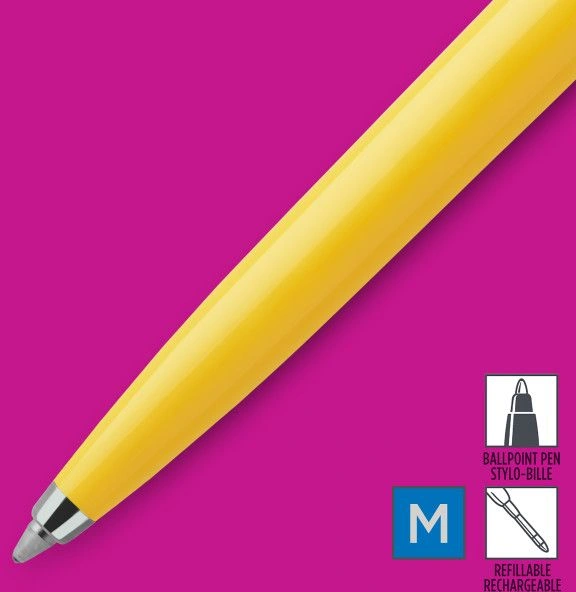 Ручка шариков. Parker Jotter Originals (2076056) Yellow CT M син. черн. блистер — миниатюра 5