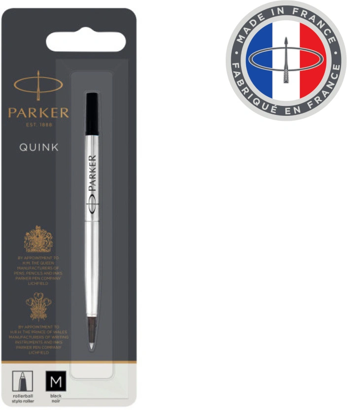Стержень роллер Parker Quink Z01 (1950323) M 0.7мм черные чернила блистер — миниатюра 4