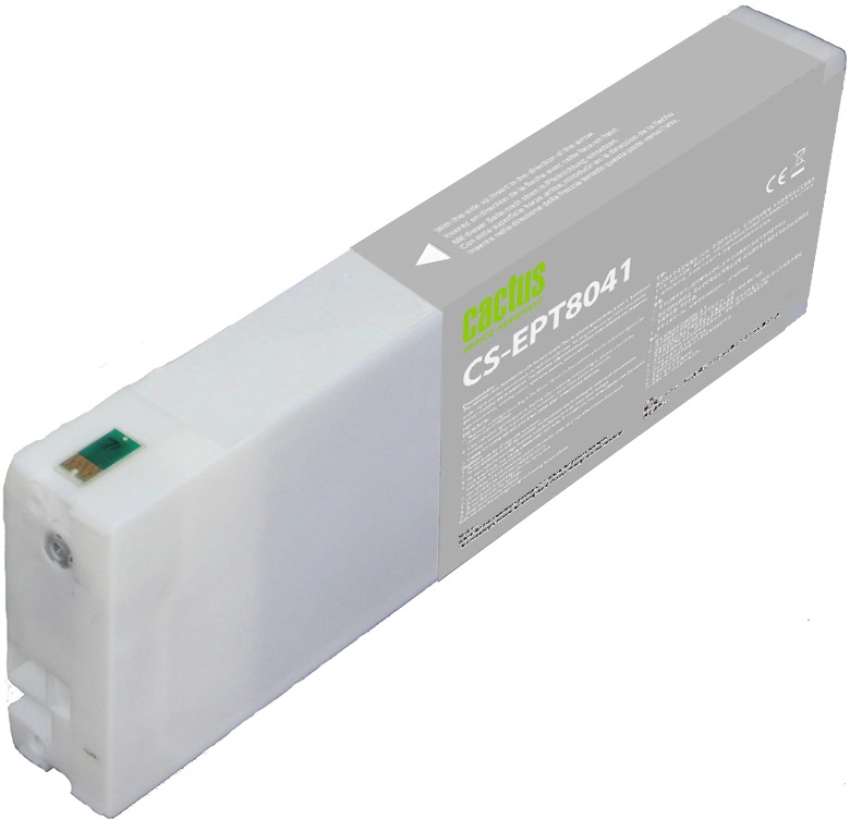 Картридж струйный Cactus CS-EPT8041 T8041 фото черный матовый (700мл) для Epson SureColor SC-P6000/7000/8000/9000 с чипом — миниатюра 2