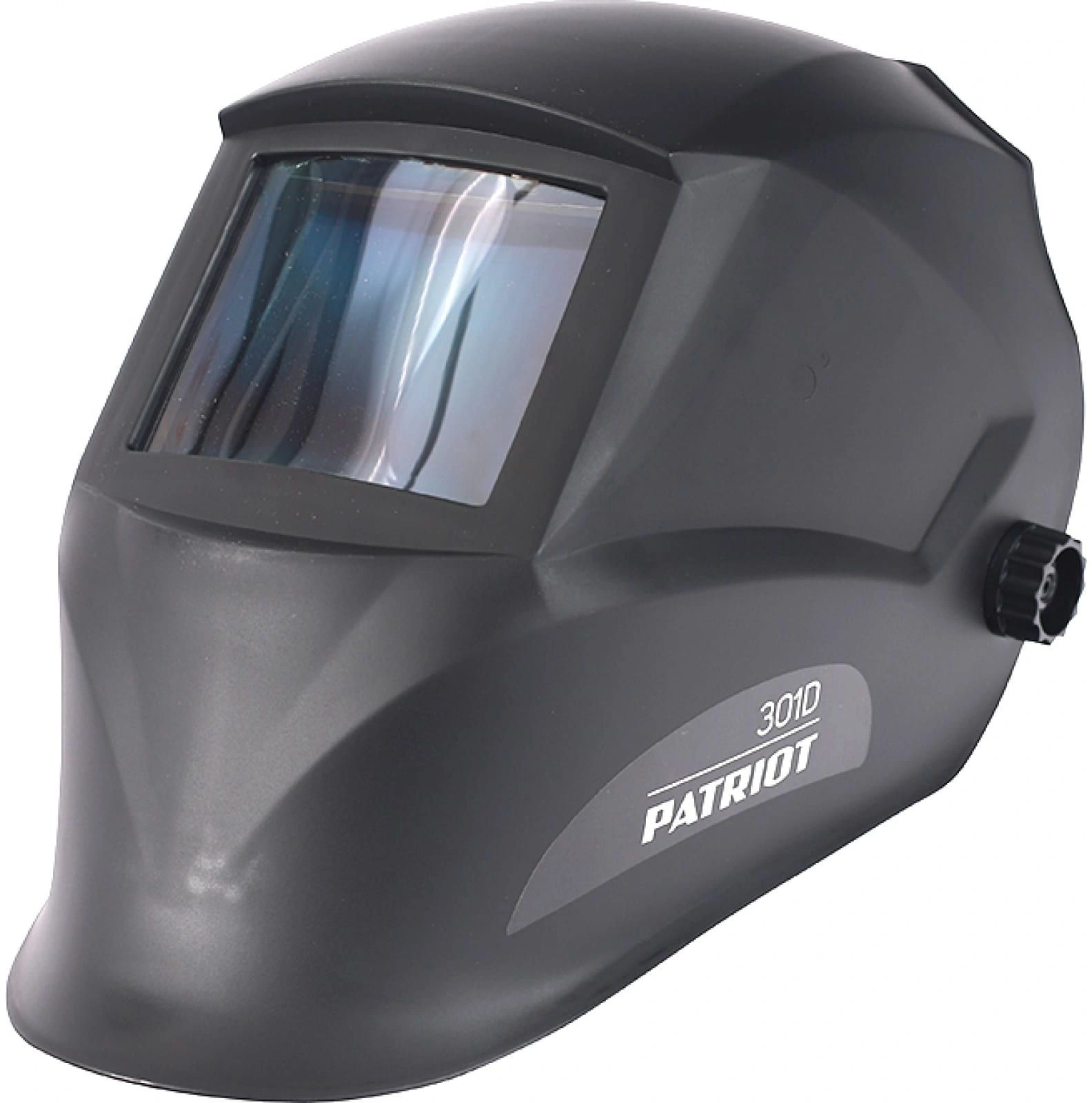Маска сварщика Patriot 880502200 филь.:стекло кл.:1/1/1/2 см.экр.110x90мм черный — фото 1