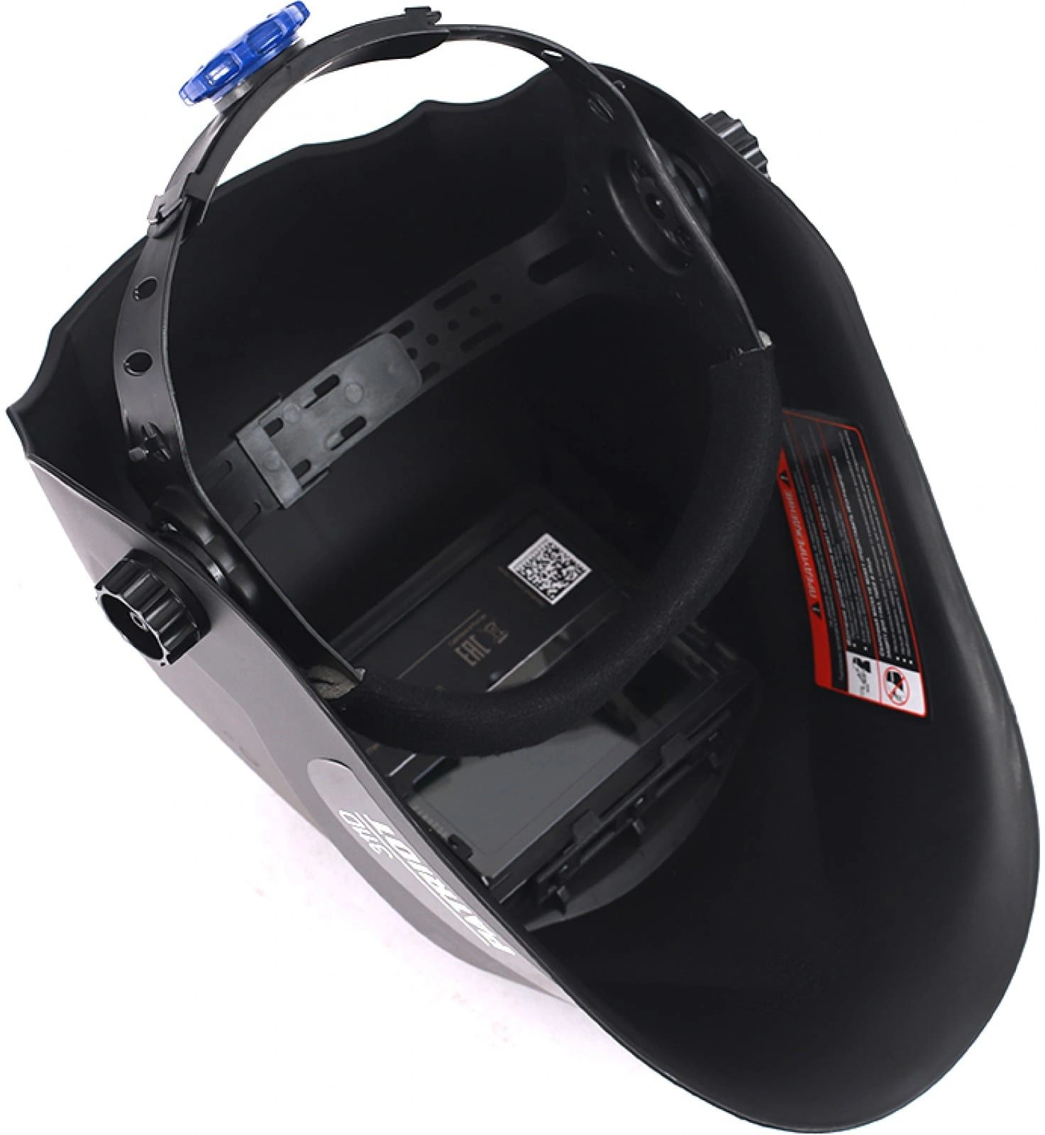 Маска сварщика Patriot 880502201 филь.:хамел. кл.:1/1/1/2 см.экр.90x35мм черный — миниатюра 3
