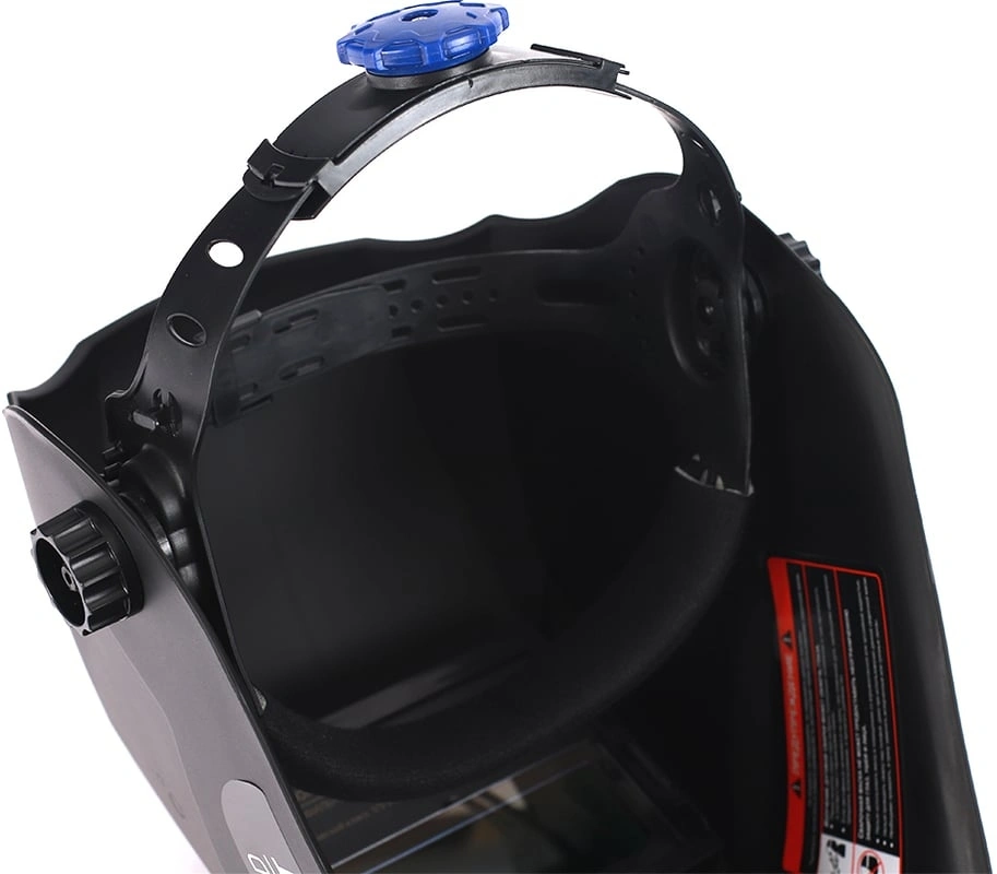 Маска сварщика Patriot 880502201 филь.:хамел. кл.:1/1/1/2 см.экр.90x35мм черный — миниатюра 5