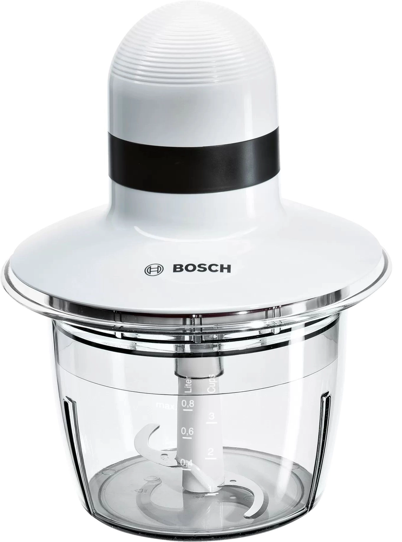 Измельчитель электрический Bosch MMR08A1 0.8л. 400Вт белый/черный — миниатюра 8