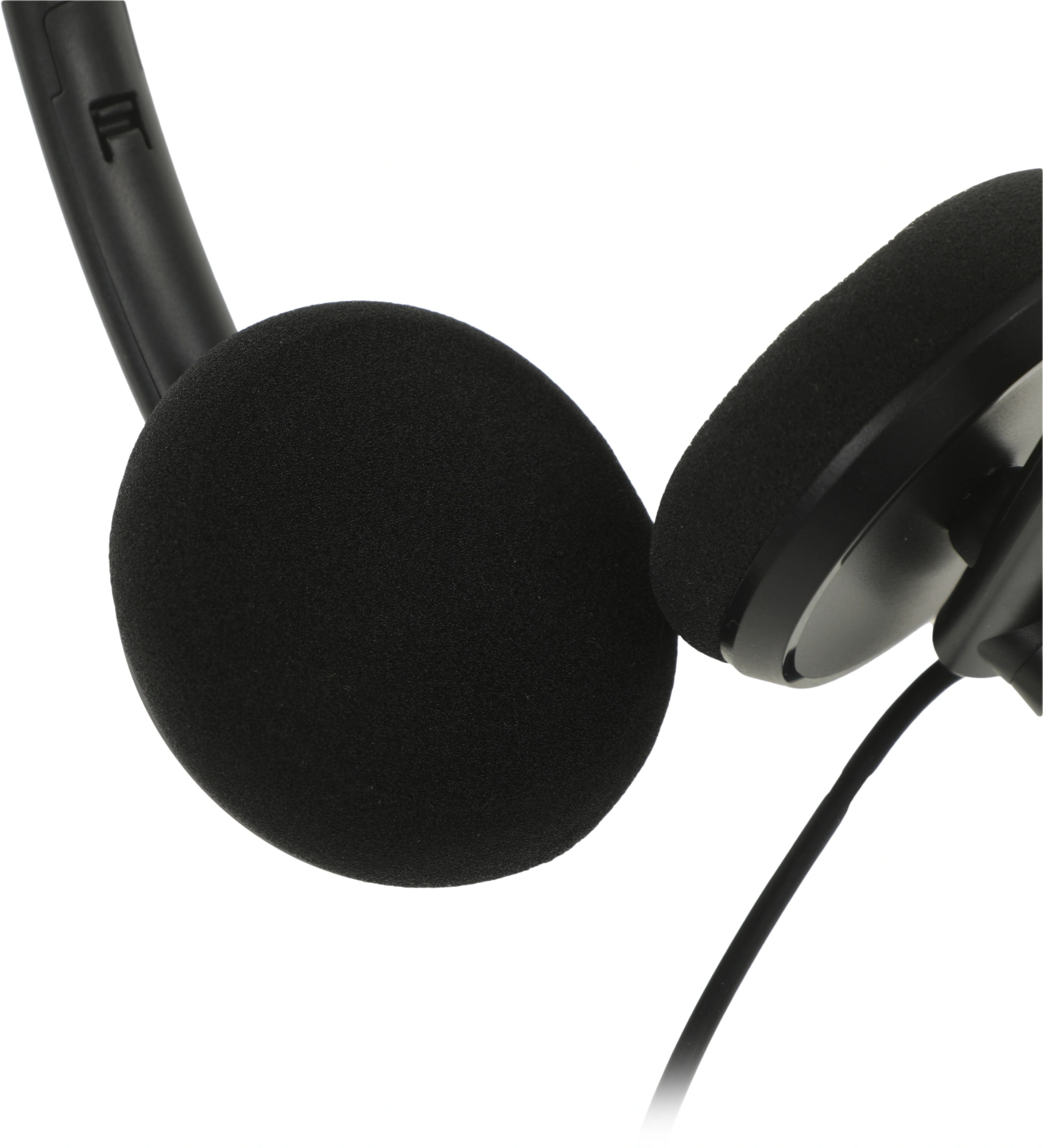 Наушники с микрофоном Creative HS-220 черный 2.4м накладные USB оголовье (51EF1070AA000) — миниатюра 8