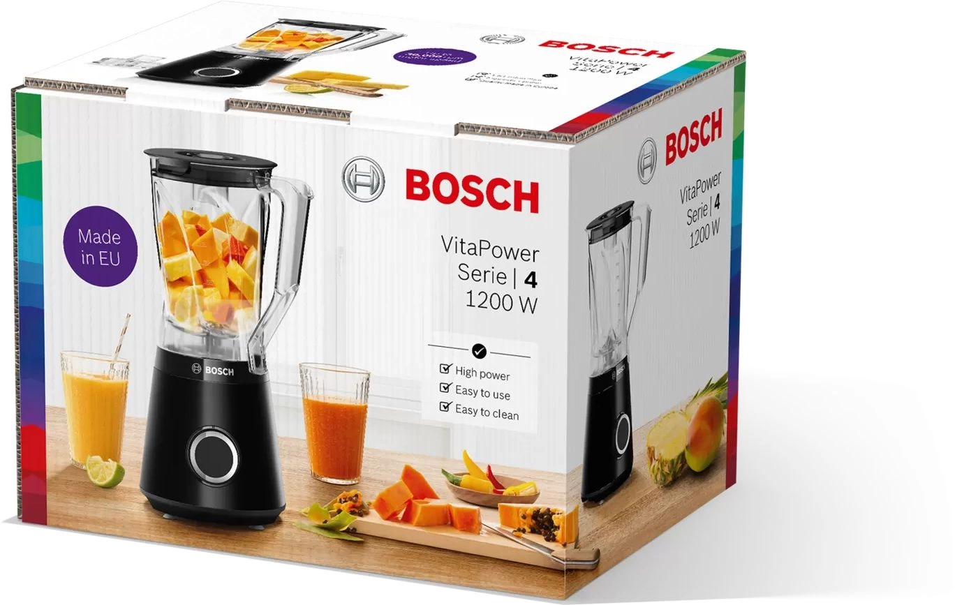 Блендер стационарный Bosch VitaPower Serie 4 MMB6141B 1200Вт черный — миниатюра 4