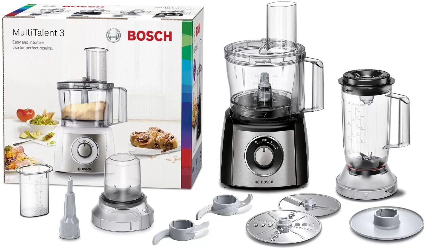 Кухонный комбайн Bosch MCM3501M 800Вт черный/нержавеющая сталь — миниатюра 18
