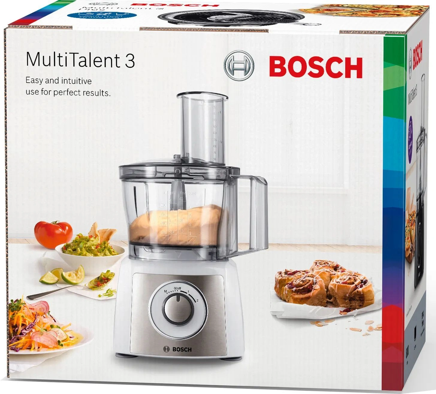 Кухонный комбайн Bosch MCM3501M 800Вт черный/нержавеющая сталь — миниатюра 2